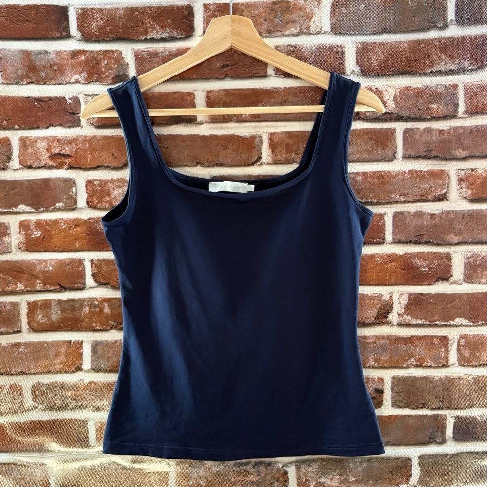 Anne Fontaine Lady Camisole in Navy Blue, Size 40 (US 6-8) - Picture 2 of 6